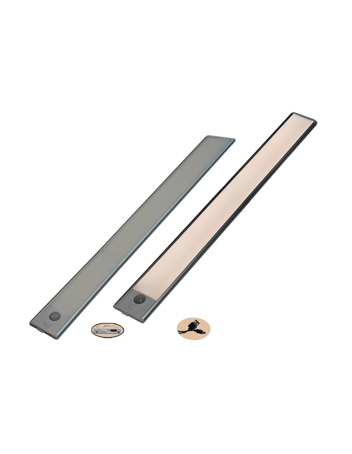 Liston LED 4,5W 60cm recargable c/sensor de movimiento JA
